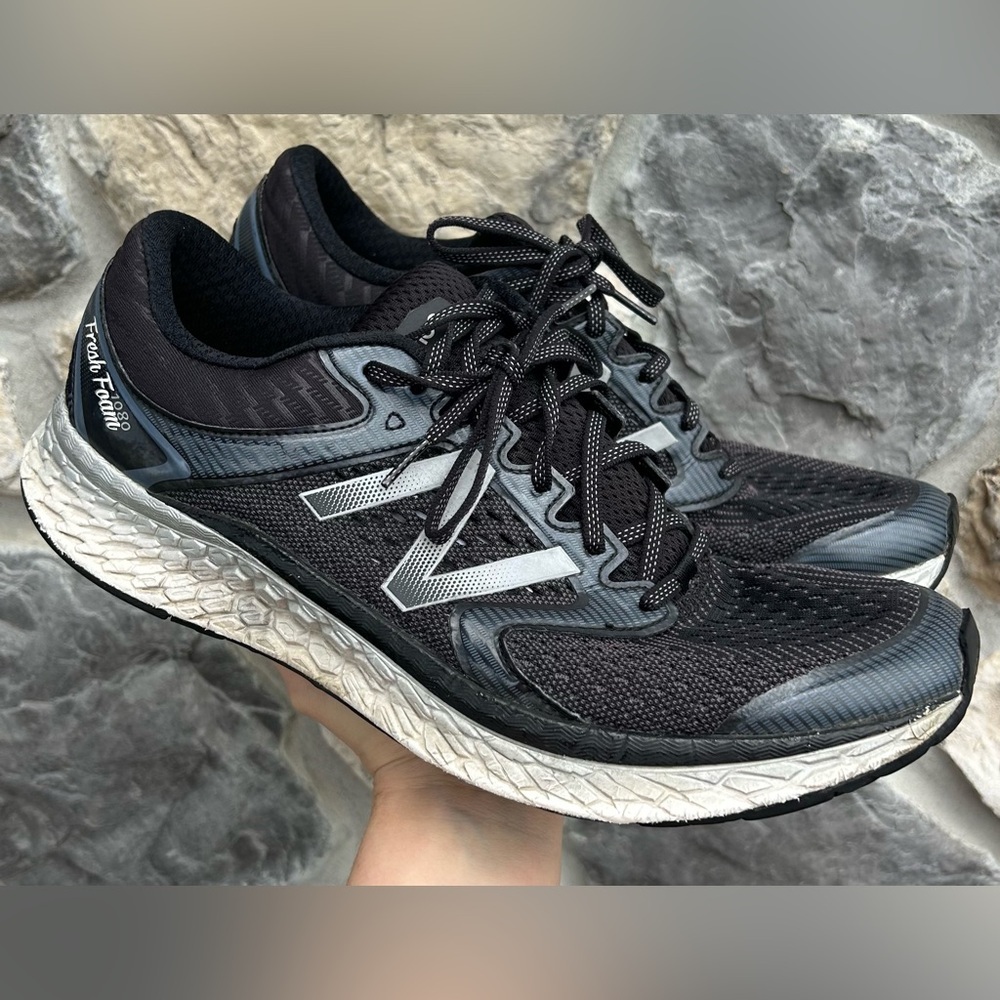 New Balance Fresh Foam 1080 Sneakers Mens Sz 14 Comfort Running Shoes Gray Black